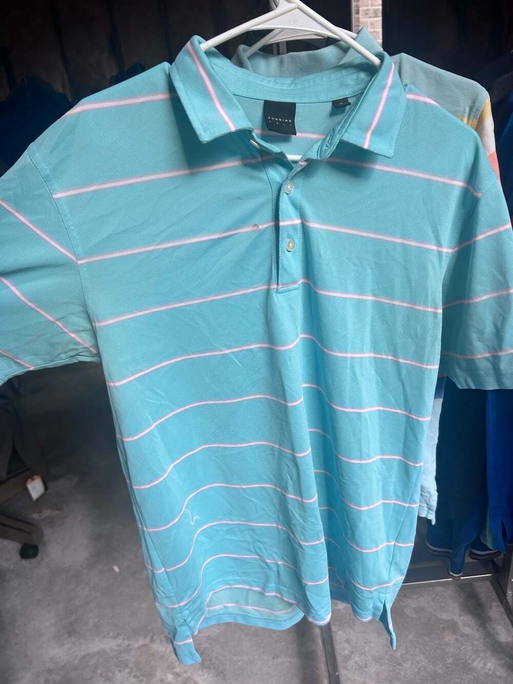 Dunning Golf Muirfield Village Golf Club Striped Performance Polo Shirt